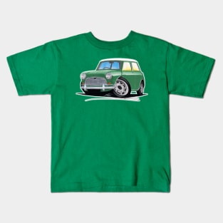 Austin Cooper S (Mk1) Green Kids T-Shirt